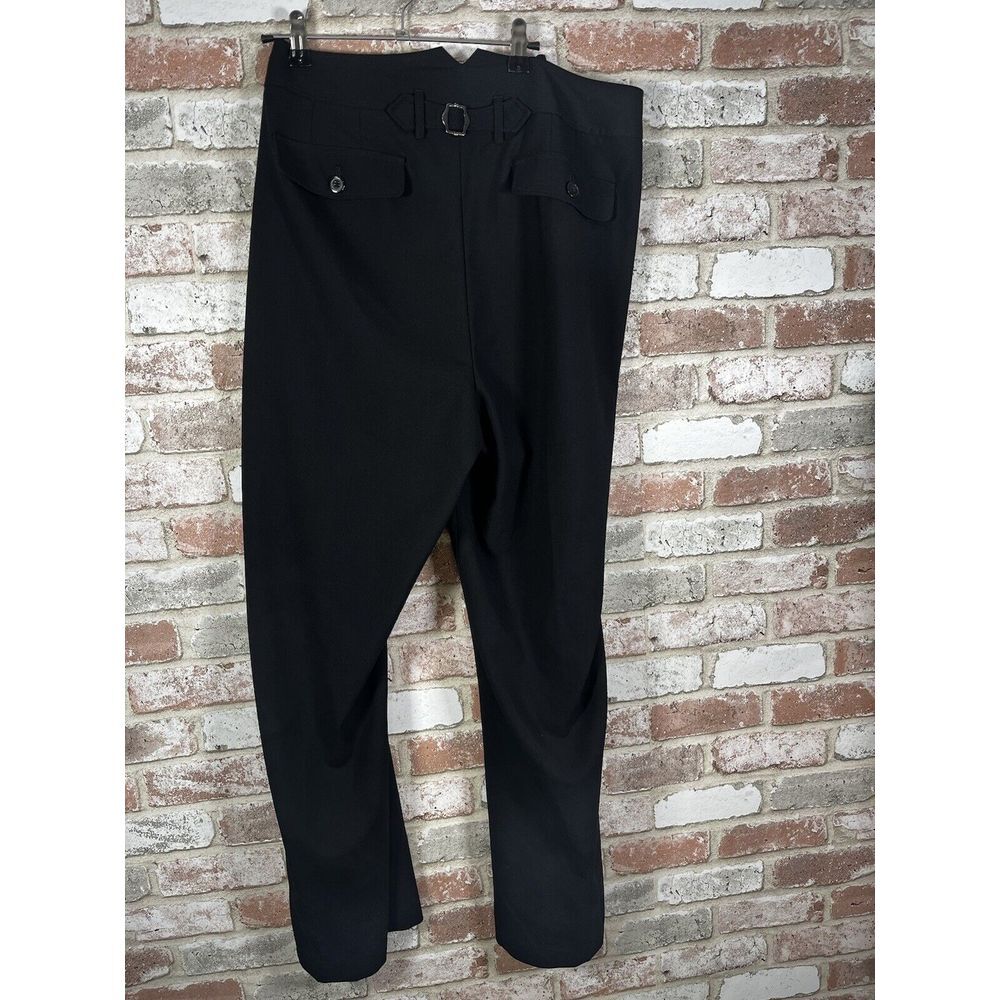 Lane Bryant Women's #1026‎ Career Formal Adjustable Waist Black Pants 6 - Picture 3 of 5